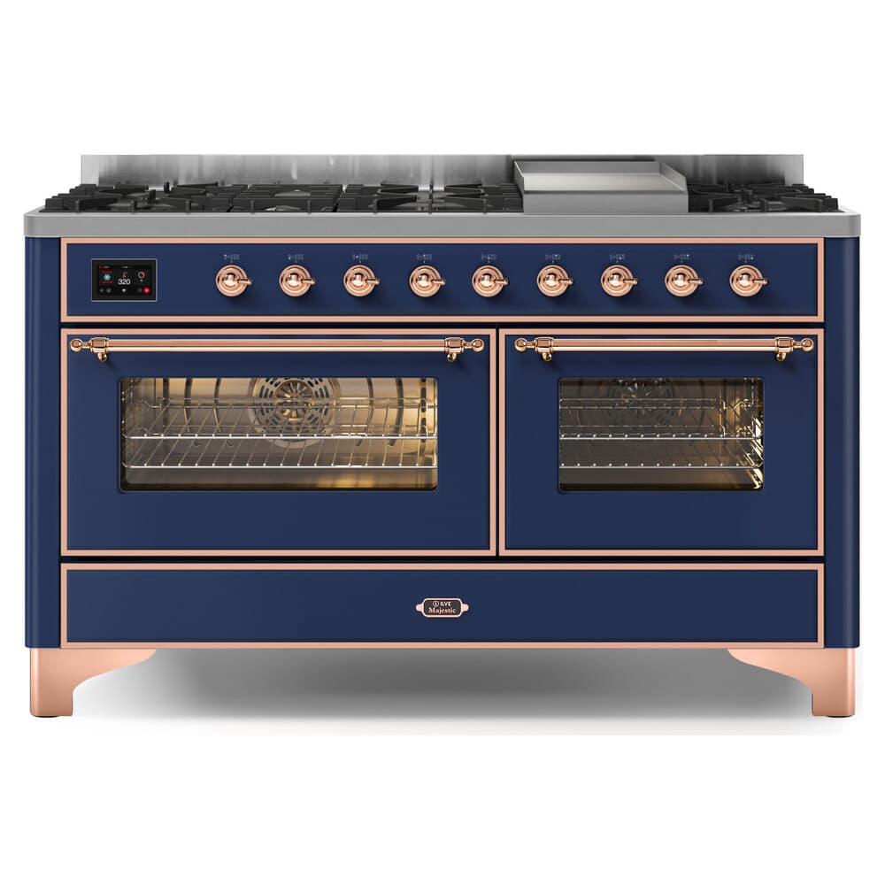 Majestic II Series 60" Dual Fuel Natural Gas Freestanding Range