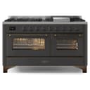 Majestic II Series 60" Dual Fuel Liquid Propane Freestanding Range view 1