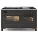 Majestic II Series 60" Dual Fuel Natural Gas Freestanding Range view 1