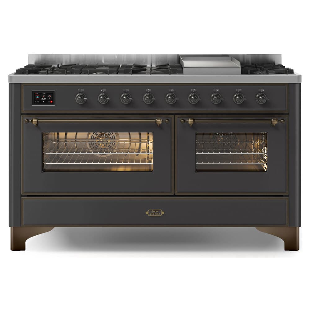 Majestic II Series 60" Dual Fuel Natural Gas Freestanding Range