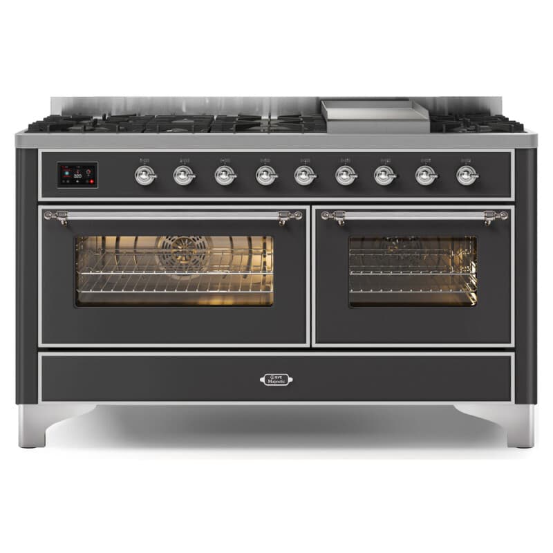 Majestic II Series 60" Dual Fuel Natural Gas Freestanding Range