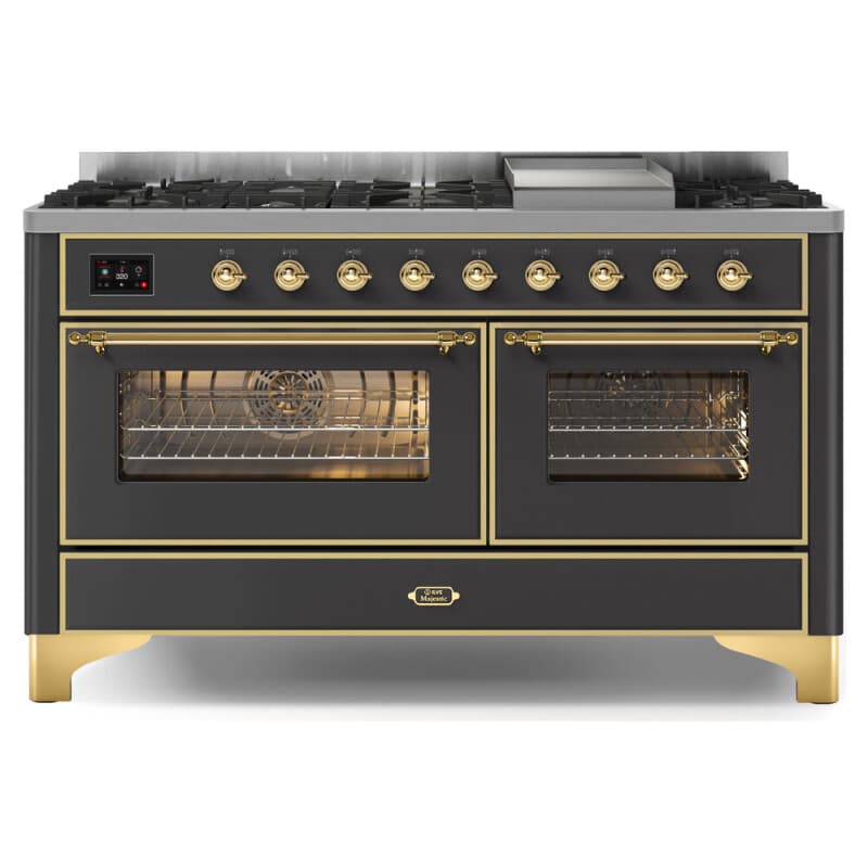 Majestic II Series 60" Dual Fuel Liquid Propane Freestanding Range