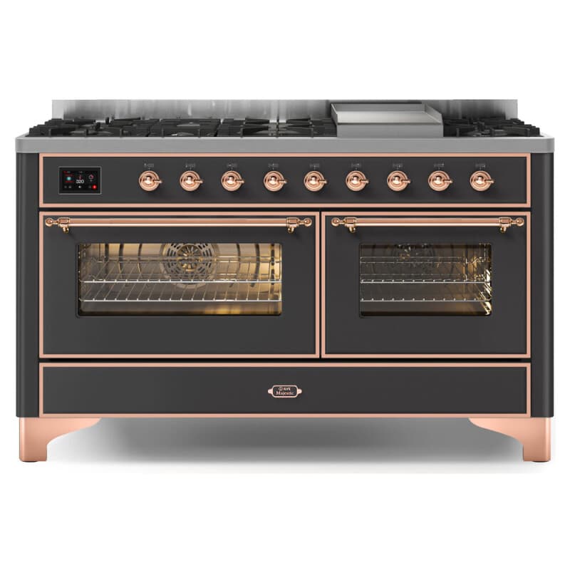 Majestic II Series 60" Dual Fuel Natural Gas Freestanding Range