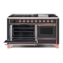 Majestic II Series 60" Dual Fuel Natural Gas Freestanding Range view 3
