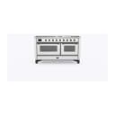 Majestic II 60 UM15FDNS3RAB Freestanding Dual Fuel Range with 9 Sealed Burners with Griddle Double Oven with Triple Glass Door with Bronze knobs view 2