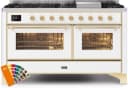 Majestic II Series 60" Dual Fuel Liquid Propane Freestanding Range view 1