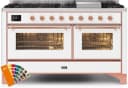 Majestic II Series 60" Dual Fuel Liquid Propane Freestanding Range view 1