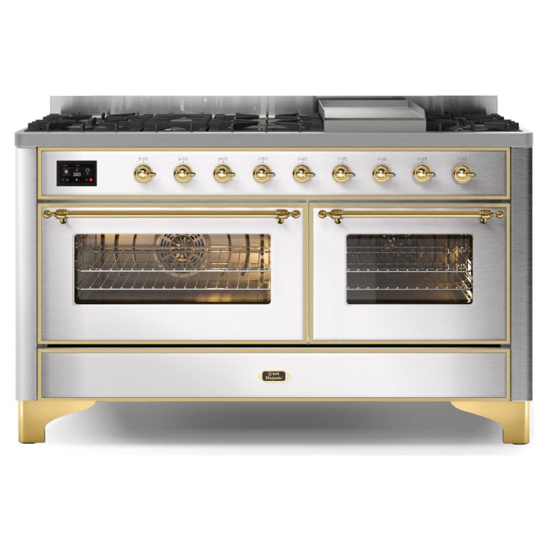 Majestic II Series 60" Dual Fuel Liquid Propane Freestanding Range