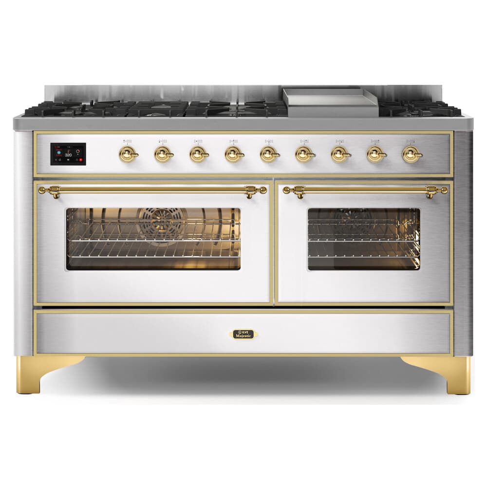 Majestic II Series 60" Dual Fuel Natural Gas Freestanding Range