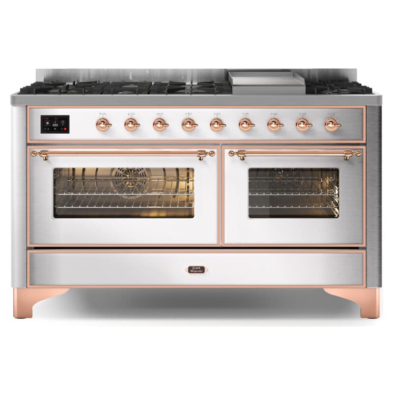 Majestic II Series 60" Dual Fuel Liquid Propane Freestanding Range