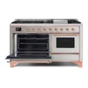 Majestic II Series 60" Dual Fuel Liquid Propane Freestanding Range view 3