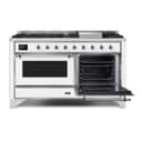 Majestic II Series 60" Dual Fuel Liquid Propane Freestanding Range view 4