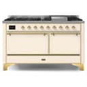 Majestic II Series 60" Dual Fuel Natural Gas Freestanding Range view 1