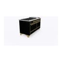 Majestic II Series 60" Dual Fuel Natural Gas Freestanding Range view 4
