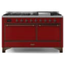 Majestic II Series 60" Dual Fuel Natural Gas Freestanding Range view 1