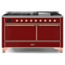 Majestic II Series 60" Dual Fuel Natural Gas Freestanding Range view 1