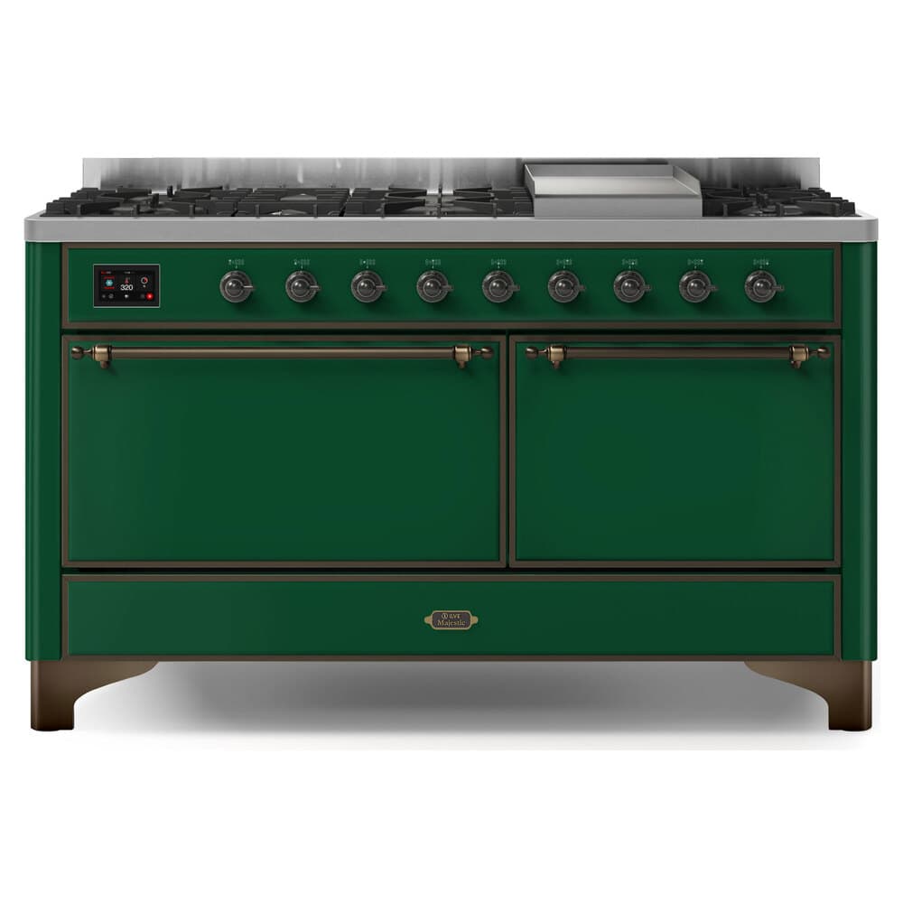 Majestic II Series 60" Dual Fuel Liquid Propane Freestanding Range