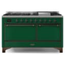 Majestic II Series 60" Dual Fuel Natural Gas Freestanding Range view 1