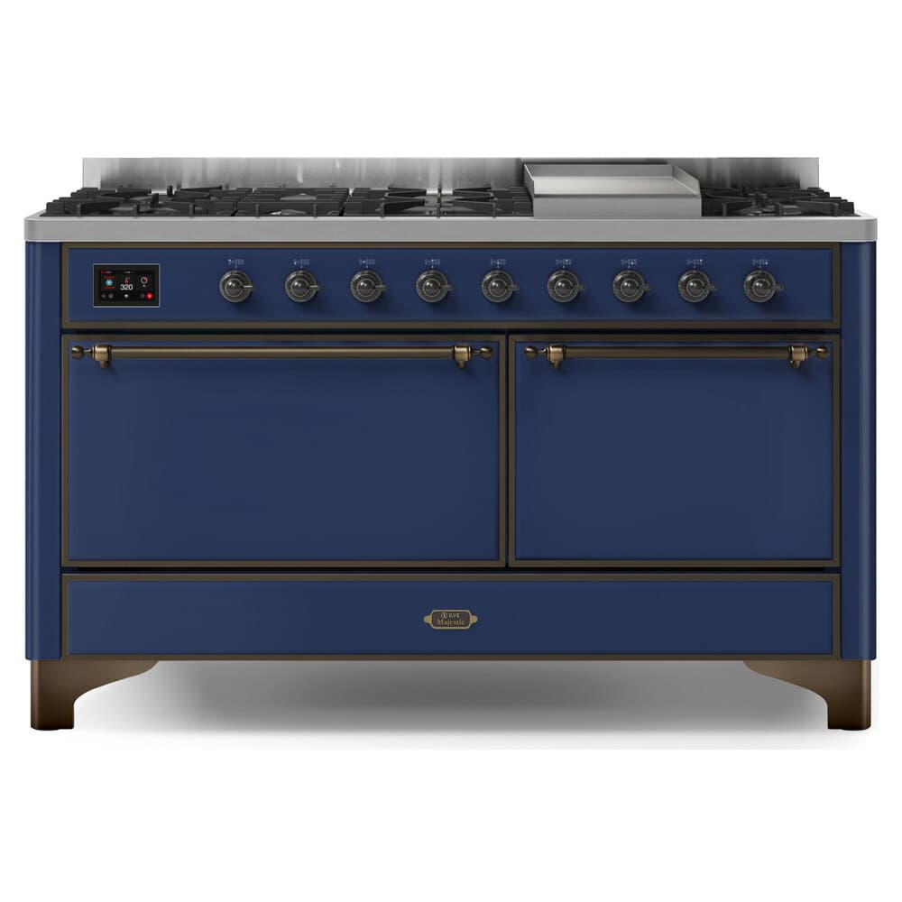 Majestic II Series 60" Dual Fuel Liquid Propane Freestanding Range