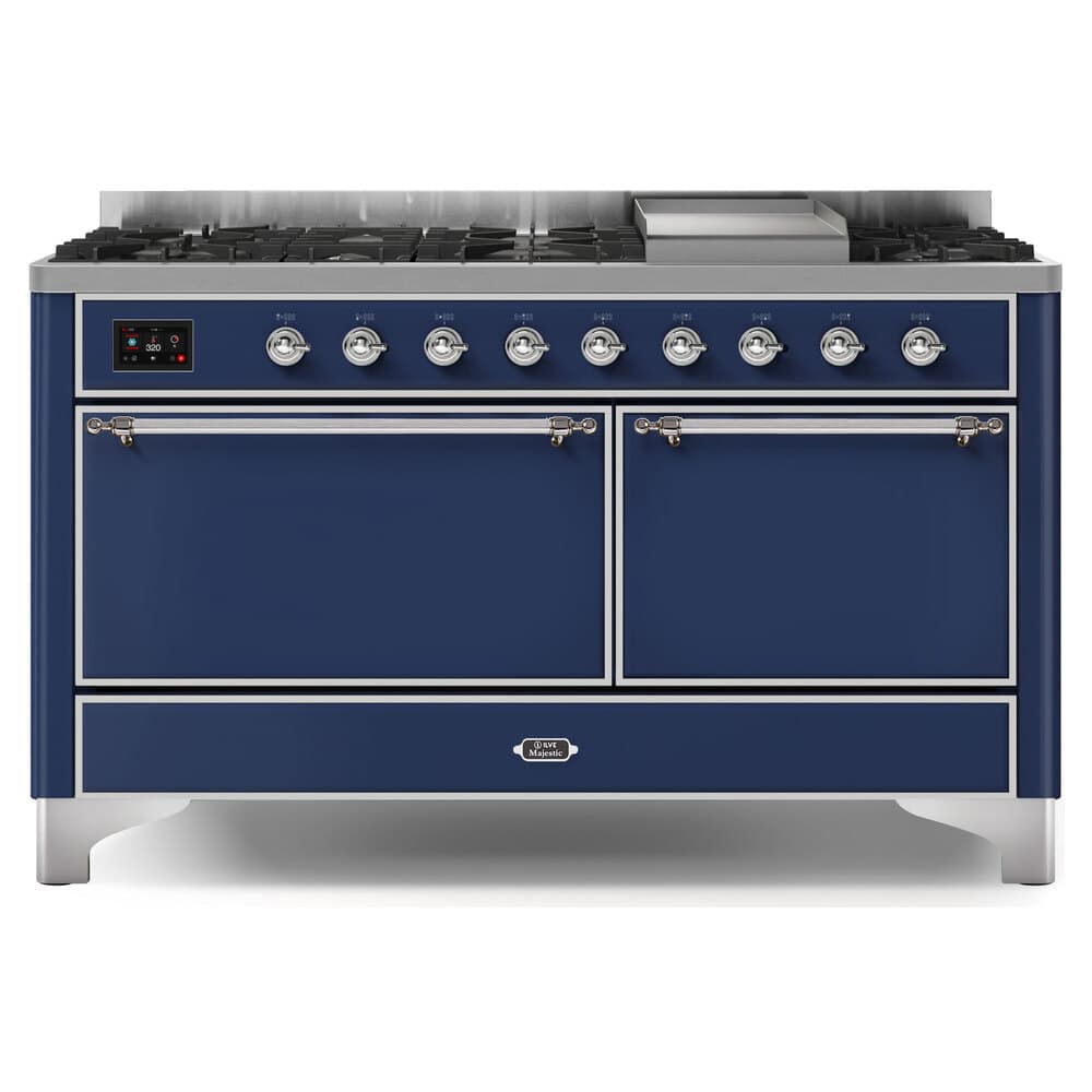 Majestic II Series 60" Dual Fuel Natural Gas Freestanding Range