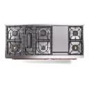 Majestic II Series 60" Dual Fuel Natural Gas Freestanding Range view 4
