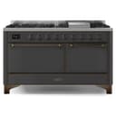 Majestic II Series 60" Dual Fuel Liquid Propane Freestanding Range view 1