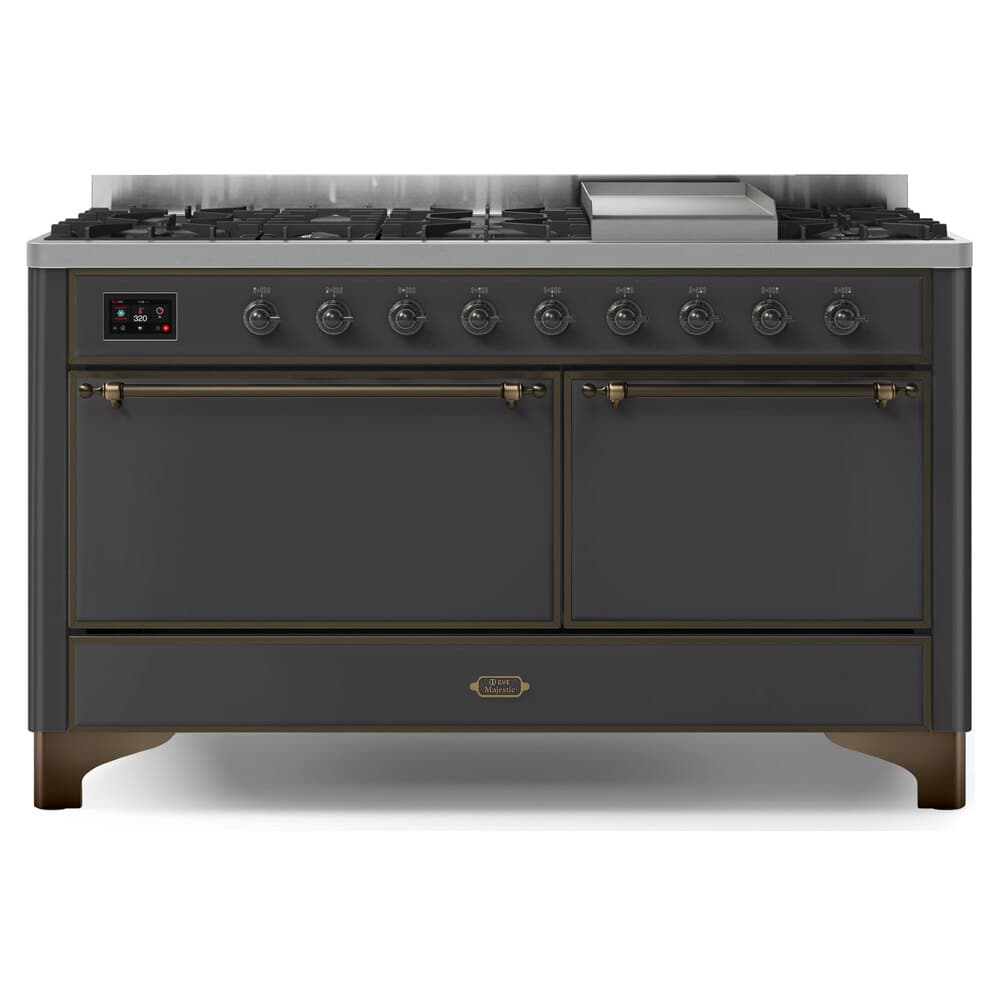 Majestic II Series 60" Dual Fuel Natural Gas Freestanding Range