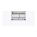 Majestic II 60 UM15FDQNS3RAB Freestanding Dual Fuel Range with 9 Sealed Burners with Griddle Double Oven with Solid Door with Bronze knobs view 2