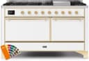 Majestic II Series 60" Dual Fuel Liquid Propane Freestanding Range view 1