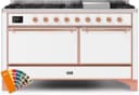 Majestic II Series 60" Dual Fuel Liquid Propane Freestanding Range view 1