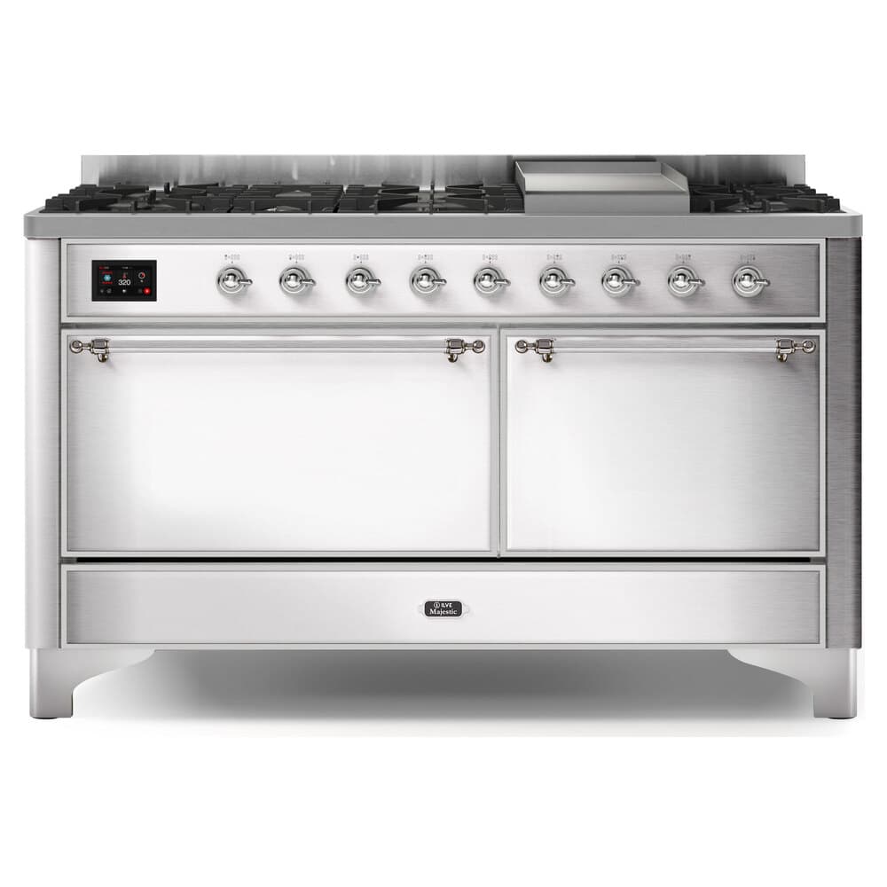 Majestic II Series 60" Dual Fuel Natural Gas Freestanding Range