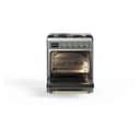 Majestic II Series 30 inch Freestanding Dual Fuel Range with Natural Gas, 5 Sealed Brass Burners, 4 cu. ft. Total Oven Capacity, Convection Oven, Continuous Grates, Viewing Window, Storage Drawer, with Brass Trim view 3