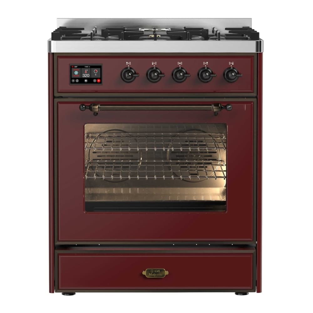 Majestic II Series 30" Dual Fuel Liquid Propane Freestanding Range