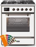 Majestic II Series 30" Dual Fuel Natural Gas Freestanding Range view 1