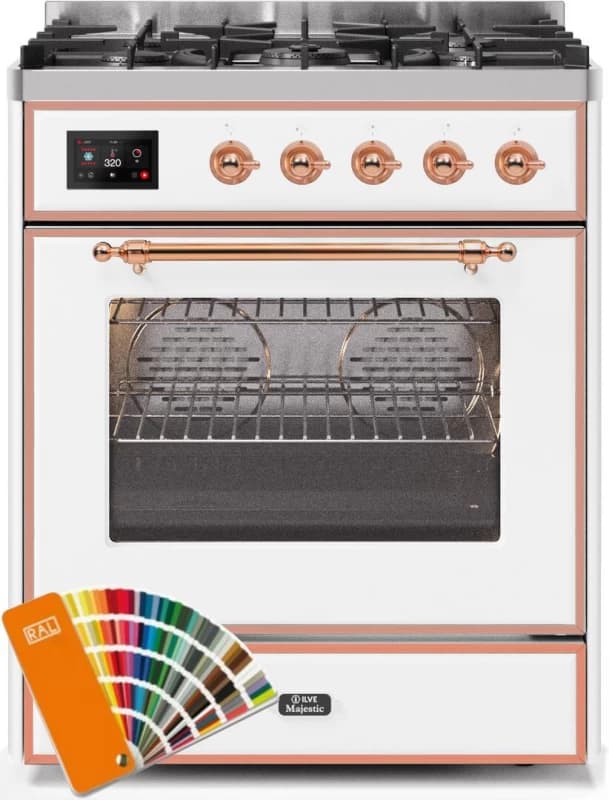 Majestic II Series 30" Dual Fuel Natural Gas Freestanding Range