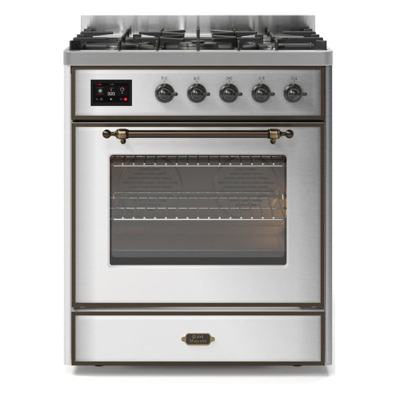 Majestic II Series 30" Dual Fuel Liquid Propane Freestanding Range