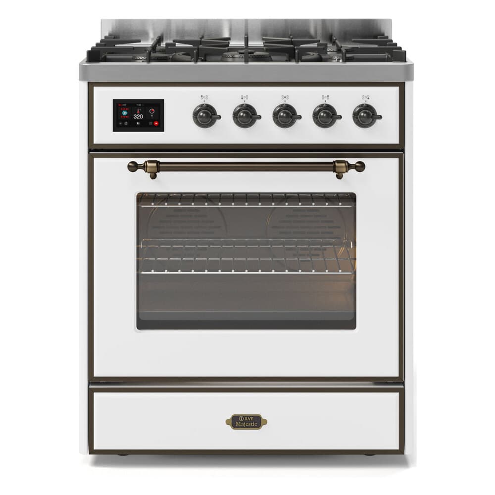 Majestic II Series 30" Dual Fuel Natural Gas Freestanding Range