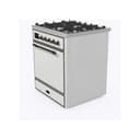 Majestic II 30 UM30DQNE3RAB Freestanding Dual Fuel Range with 5 Sealed Burners Single Oven with Solid Door with Bronze knobs view 5
