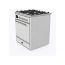 Majestic II 30 UM30DQNE3RAC Freestanding Dual Fuel Range with 5 Sealed Burners Single Oven with Solid Door with Chrome knobs view 5