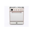Majestic II 30 UM30DQNE3RAP Freestanding Dual Fuel Range with 5 Sealed Burners Single Oven with Solid Door with Copper knobs view 2