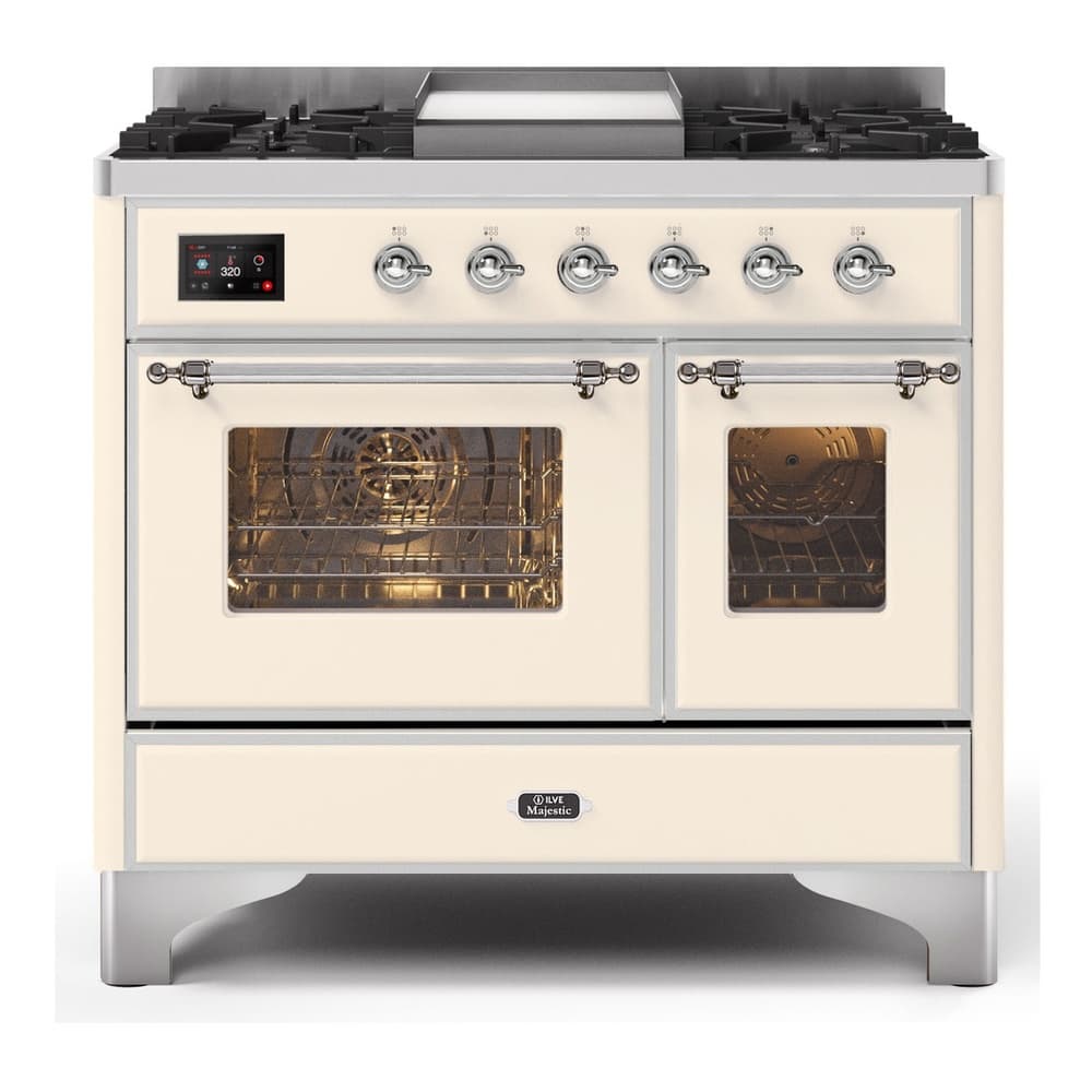 Majestic II Series 40" Dual Fuel Natural Gas Freestanding Range