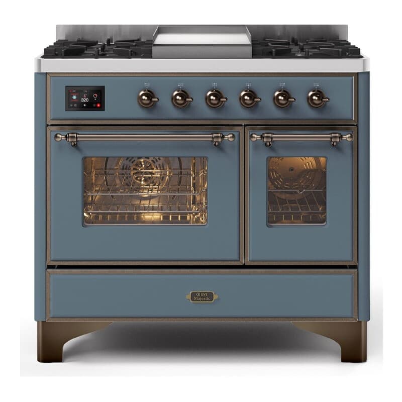 Majestic II Series 40" Dual Fuel Natural Gas Freestanding Range