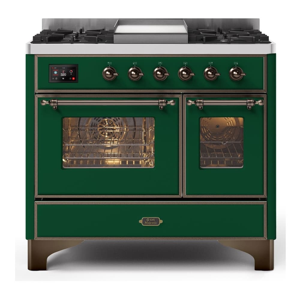 Majestic II Series 40" Dual Fuel Natural Gas Freestanding Range