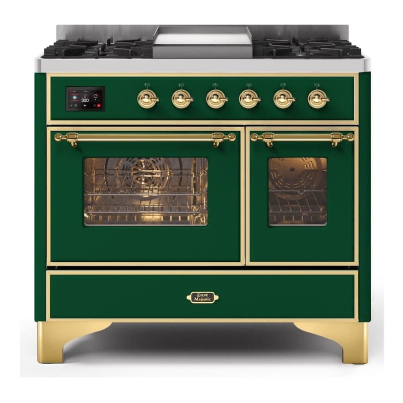 Majestic II Series 40" Dual Fuel Natural Gas Freestanding Range