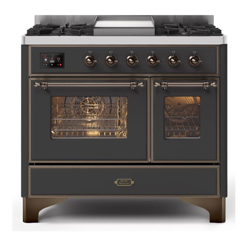 Majestic II Series 40" Dual Fuel Natural Gas Freestanding Range