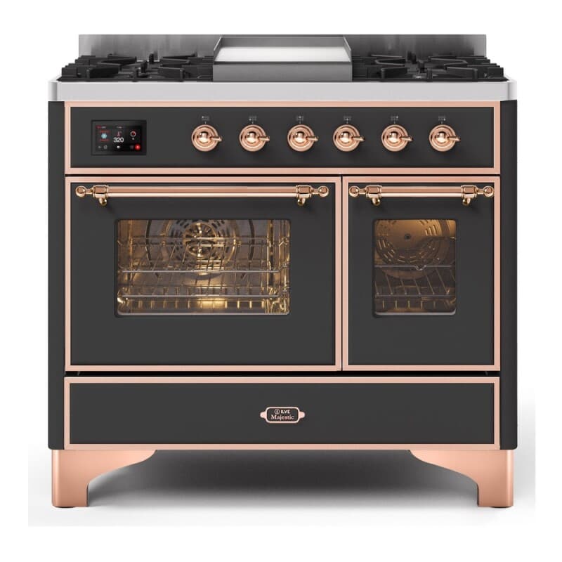 Majestic II Series 40" Dual Fuel Natural Gas Freestanding Range