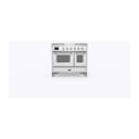 Majestic II 40 UMD10FDNS3RAC Freestanding Dual Fuel Range with 6 Sealed Burners with Griddle Double Oven with Triple Glass Door with Chrome knobs view 2