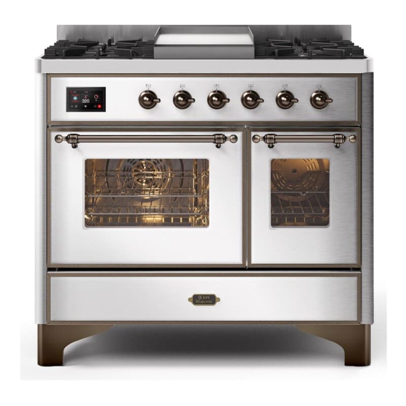 Majestic II Series 40" Dual Fuel Natural Gas Freestanding Range