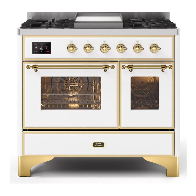 Majestic II Series 40" Dual Fuel Natural Gas Freestanding Range