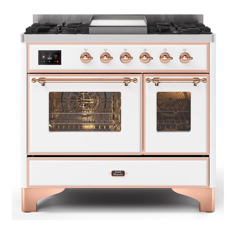 Majestic II Series 40" Dual Fuel Natural Gas Freestanding Range